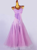Salle de bal Costumes de danse Lycra lavande femmes Spandex Set Robe de danse Wear