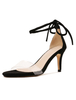 Sandale Chaussures Noires Pour Femmes À Talons Hauts