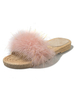 Sandale plate sandales gladiateur en cuir PU sandales pantoufles décontractées
