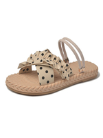 Sandale plate sandales gladiateur en cuir PU sandales pantoufles décontractées