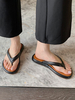 Sandales à glissière pour femmes Chaussons plats chics en cuir PU à bout en amande