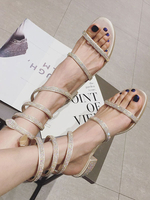 Sandales à talons Abricot Talon bottier Bout carré Talons en cuir PU avec bride à la cheville