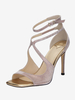 Sandales À Talons Femmes Bout Carré Chaussures À Bride Talon Haut Paillettes