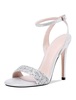 Sandales à talons hauts chaussures à talons aiguilles à paillettes pour femmes