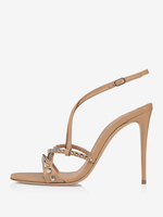 Sandales à talons hauts et à bout ouvert pour femmes