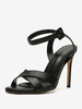 Sandales à talons noires boucle Chaussures à talons aiguilles