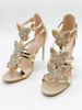 Sandales à talons pour femmes Bout ouvert Talon stiletto Sandales Cuir PU