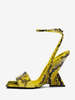 Sandales Compensées En Satin Chaussures Pour Femmes