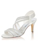 Sandales de mariage strass peep toe chaussures de mariée