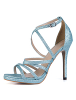 Sandales de mariée Paillette à talons aigus