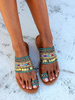 Sandales De Plage Femmes Bohème Pantoufle Chaussures