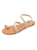 Sandales de plage pour femmes; boucle de talon; chaussures à lanières et sandales plates