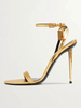 Sandales de talon pour femmes pointues Toe Stéletto Sandals de talon en cuir PU