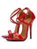 Sandales femme talon haut boucle réglable