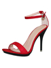 Sandales Féminine pour femme en suède été mode unicolore à talons aigus de fête sandales 10.5cm