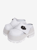 Sandales gothiques Lolita à bout rond en cuir PU Chaussures Compensées d