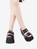 Sandales gothiques Lolita Chaussures Compensées d