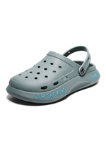 Sandales Homme avec Bout Rond Creusante Unicolore