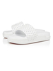 Sandales Homme avec Plateforme avec Bout Ouvert Unicolore