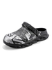 Sandales Homme Creusantes avec Bout Rond Imprimés