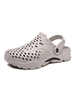Sandales Homme Creusantes avec Bout Rond Unicolore