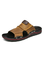 Sandales Homme en Cuir Synthétique Femme avec Bout Ouvert Unicolore
