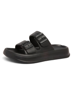 Sandales Homme en Cuir Synthétique Femme avec Bout Ouvert Unicolore