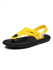 Sandales Homme en Cuir Synthétique Femme avec Bout Ouvert Unicolore