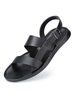 Sandales Homme en Cuir Synthétique Femme avec Bout Ouvert Unicolore
