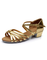 Sandales or danse latine couper sangles Synthétique talons