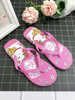 Sandales Pantoufles Rose Round Toe Beach Flip Flop Chaussures pour femmes