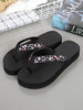 Sandales pantoufles rouges bout rond Slip-On Beach Flops
