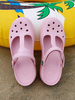 Sandales plates dété pour femmes plage découpée en mousse à mémoire de forme rose sabots chaussures