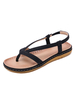 Sandales plates femme plates Synthétique cuir chic