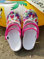 Sandales plates pour femme découpées en mousse à mémoire de forme plage décontractée rose rouge sabots chaussures
