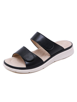 Sandales plates pour femme Flat Synthétique Leather Chic