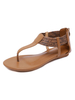 Sandales plates pour femmes Casual Flat Synthétique Leather