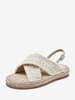 Sandales Plates Pour Femmes Sandales De Plage Bout Rond À Lacets Sandales