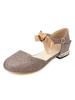 Sandales pour femmes Puppy Heel Buckle Chic Slip-On Round Toe Plus Size Blond Sandals