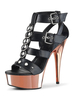 Sandales sexy talon haut plateforme chaussures pole danse