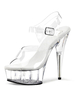 Sandales sexy talon haut plateforme chaussures pole danse