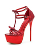 Sandales sexy talon haut plateforme chaussures pole danse