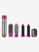 Sèche-cheveux professionnel 5 en 1 ensemble de brosses à friser bigoudi outil de coiffure