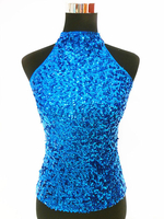 Séduisant costume de danse latine en lycra elasthanne unicolore Vest Déguisements Halloween