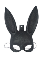 Sexy Bunny Girl Masque Costume Ariana Grande Costume Lapin Oreille Visage Noir Déguisements Halloween Mascarade Cosplay Accessoires