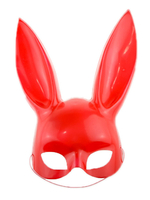 Sexy lapin fille masque Costume Ariana Grande Costume lapin oreille visage mascarade rouge Halloween Cosplay accessoires