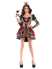 Sexy Queen Costume Déguisements Halloween Princesse Sweetheart Robe Noire