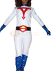 Shiny Shiny Combinaison de PVC et métalliques Hero Super unisexe Déguisements Halloween