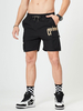 Short de Hommes Cordon Cordon Spring Spring Running Short noir pour hommes