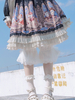 Short en peluche blanc Sweet Lolita Bloomers en dentelle pour fille